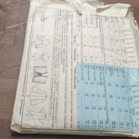 McCall's 5523 Misses Set of Tops Pattern - Size Small - Picture 2 of 2